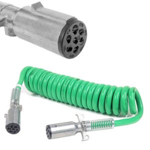 Phillips 30-4621 ABS PERMACOIL 15′ Coiled Cable Electrical Assembly Zinc plugs
