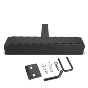18.5″ Wide Flat Rectangular Board (Diamond Pattern Pad) Trailer Towing Hitch Receiver Step For 2″ Receiver