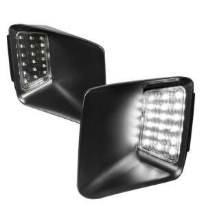 Nuvision Pair 18 SMD LED License Plate Light Assembly For 04-12 Chevrolet Colorado/GMC Canyon