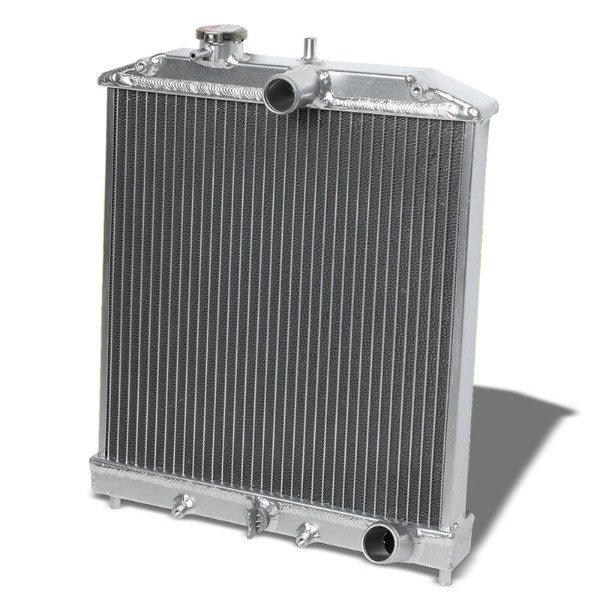 1-Row Metallic Aluminum Radiator Kit For 92-00 Honda Civic/94-01 Acura Integra