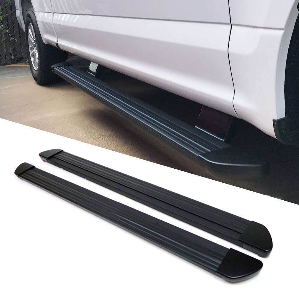 80″ Black Nerf Bar Running Board Step 21080 For 04-14 Ford F-150 Extended Cab
