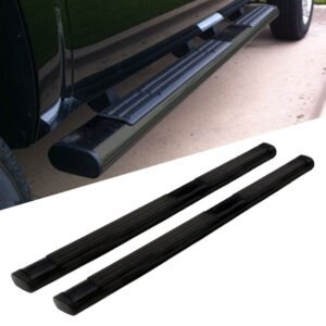 80″ Oval Black Nerf Bar Running Board Step 5980 For 19+ Ford Ranger Extended Cab