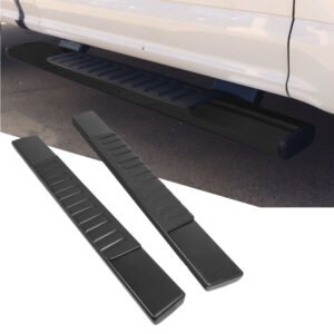 56″ Square Black Nerf Bar Running Board 63056 For 98-11 Ford Ranger Standard Cab