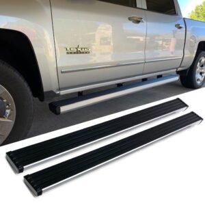 87″ Square Chrome Running Board 66087C For 09-18 Ram 1500/10+ 2500 3500 Crew Cab