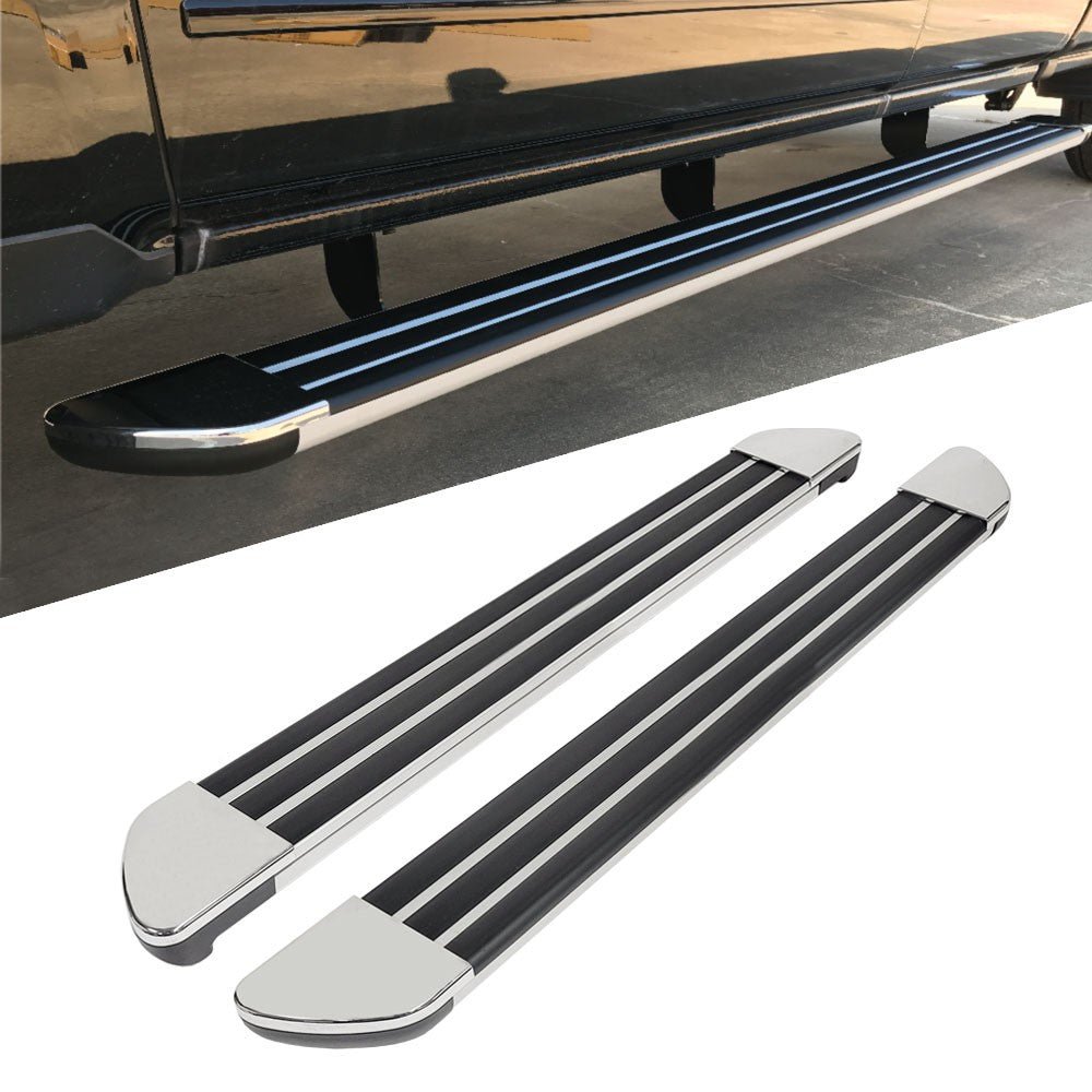 80″ Chrome Nerf Bar Running Board Step 70080C For 19+ Ford Ranger Extended Cab
