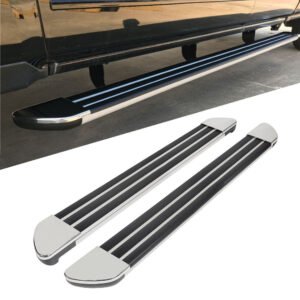 80″ Chrome Nerf Bar Running Board Step 70080C For 07-14 Tahoe Yukon Extended Cab