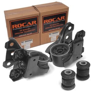 Rocar RC-666066+RC-666067 Front Lower (Driver and Passenger Side) Control Arm Bushing For 07-11 Honda CR-V