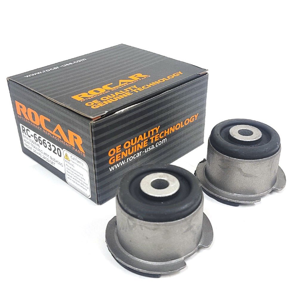 Rocar Rear Left+Right Trailing Arm Bushing For BMW 92-06 3-Series E36 E46/03-16 Z4 E85 E86 E89