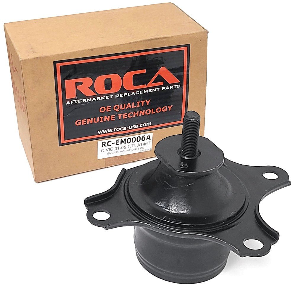 Rocar RC-EM0006A Driver Side Engine Mount For 01-05 Honda Civic 1.7L AT/MT (EM Coupe/ES Sedan 7th Gen)