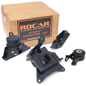 Rocar RC-EM0046 Driver and Passenger Engine Mount+Control Rod Mount+Lateral Rod Mount For 07-18 Toyota Yaris AT