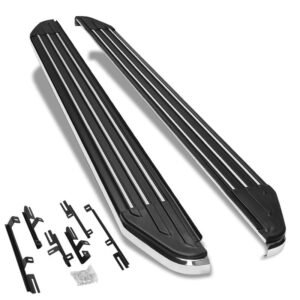 (Ridgeline Flat Board Metal) Running Board Nerf Bar For 18+ Volkswagen Atlas (CA1 1st Gen)