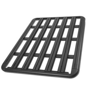 60″ x 48″ Black Universal Roof Top Pallet Board Style Aluminum Cargo Carrier