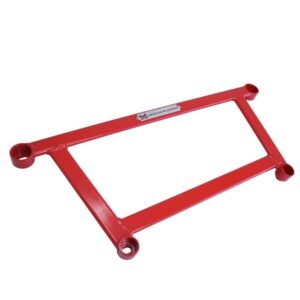 Megan Front Lower H-Bracket Subframe Brace Red For 11-17 Lexus CT200h (ZWA10)