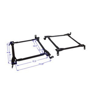 Megan Front Left+Right Seat Bracket For 89-98 Nissan 240SX S13 S14