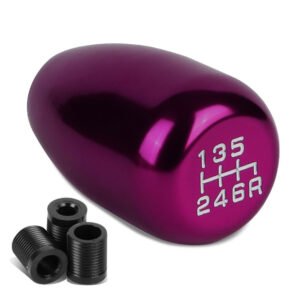 JDM Type-R Style Purple Multi Thread Insert Manual 6-Speed Pattern Shift Knob