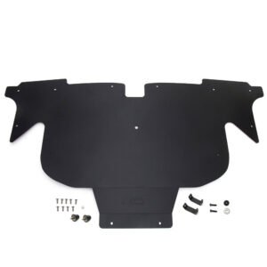 HPS SP-TM3Y-R Black Rear Engine Skid Plate Undertray Protection Shield For 17+ Tesla Model 3/Model Y