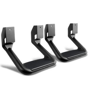 Black Universal Die-Cast Aluminum Side Step Nerf Bar for Pickup Turck SUV