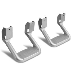 Silver Universal Die-Cast Aluminum Side Step Nerf Bar for Pickup Turck SUV