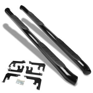 (Curved End Black) Running Board Nerf Bar For 16-22 Honda Pilot (YF5/6 3rd Gen)