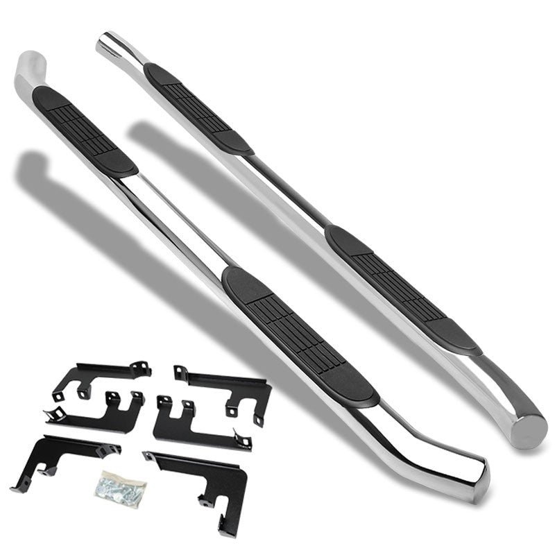 (Curved End Metal) Running Board Nerf Bar For 16-22 Honda Pilot (YF5/6 3rd Gen)