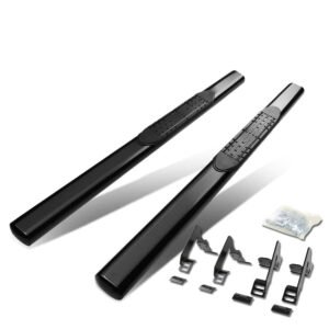(Straight Design Black) Running Board Nerf Bar For 04-12 Chevrolet Colorado/GMC Canyon [Standard Cab]