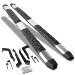 (Extruded Trapezoid Metal) Running Board Nerf Bar For 02-08 Dodge Ram 1500/03-09 Dodge Ram 2500 3500 [Crew Cab]