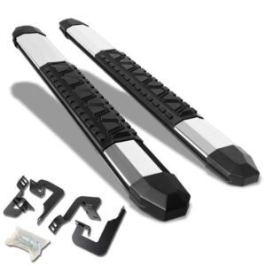 (Extruded Trapezoid Metal) Running Board Nerf Bar For 04-14 Ford F-150 (P221 11th, P415 12th Gen) [Standard Cab]