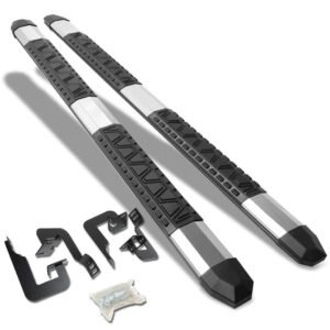 (Extruded Trapezoid Metal) Running Board Nerf Bar For 04-14 Ford F-150 (P221 11th, P415 12th Gen) [Crew Cab]