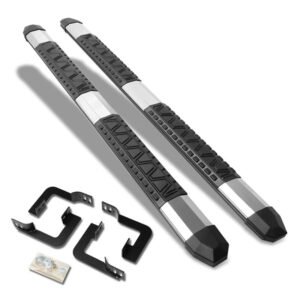 (Extruded Trapezoid Metal) Running Board Nerf Bar For 05-21 Nissan Frontier (D40 2nd Gen) [Extended Cab]