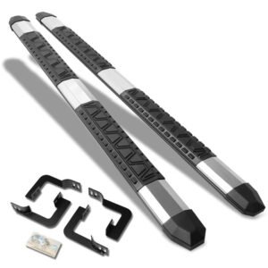 (Extruded Trapezoid Metal) Running Board Nerf Bar For 05-21 Nissan Frontier (D40 2nd Gen) [Crew Cab]