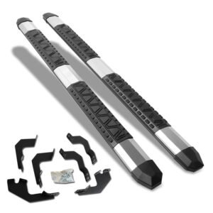 (Extruded Trapezoid Metal) Running Board Nerf Bar For 05-22 Toyota Tacoma [Extended Cab]