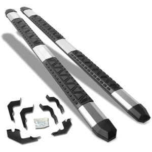 (Extruded Trapezoid Metal) Running Board Nerf Bar For 05-22 Toyota Tacoma [Crew Cab]