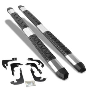 (Extruded Trapezoid Metal) Running Board Nerf Bar For 15+ Chevrolet Colorado (RG)/15+ GMC Canyon (RG) [Extended Cab]