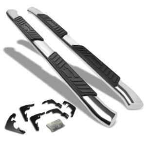 (Oval Tubular Metal) Running Board Nerf Bar For 15+ Chevrolet Colorado (RG)/15+ GMC Canyon (RG) [Extended Cab]