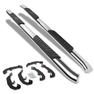 (Oval Tubular Metal) Running Board Nerf Bar For 19+ Ram 1500 (DT 5th Gen) [Extended Cab]