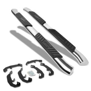 (Oval Tubular Metal) Running Board Nerf Bar For 19+ Silverado Sierra 1500/20+ 2500 3500 HD T1XX [Extended Cab]