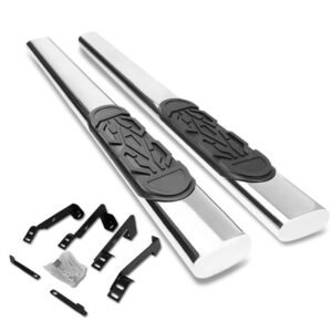 (Straight Oval Tubular Metal) Running Board Nerf Bar For Dodge 02-08 Ram 1500/03-09 Ram 2500 3500 [Standard Cab]
