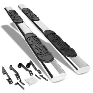 (Straight Oval Tubular Metal) Running Board Nerf Bar For Dodge 02-08 Ram 1500/03-09 Ram 2500 3500 [Extended Cab]