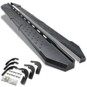 (Industrial Black) Running Board Nerf Bar For 15+ Chevrolet Colorado (RG)/15+ GMC Canyon (RG) [Crew Cab]