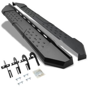 (Industrial Black) Running Board Nerf Bar For 09-14 Ford F-150 (P415 12th Gen) [Extended Cab]