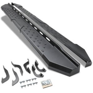 (Industrial Black) Running Board Nerf Bar For 07-21 Toyota Tundra (XK50 2nd Gen) [Crew Cab]