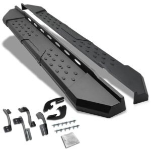 (Industrial Black) Running Board Nerf Bar For 05-22 Toyota Tacoma [Extended Cab]