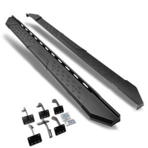 (Industrial Black) Running Board Nerf Bar For 19+ Ram 1500 (DT 5th Gen) [Crew Cab]