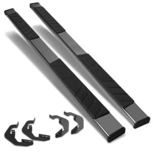(OE Style Black) Running Board Nerf Bar For 07-18 Silverado Sierra 1500/07-19 2500 3500 HD [Extended Cab]