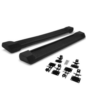 (OE Style Black) Running Board Nerf Bar For 18+ Jeep Wrangler 4DR Unlimited JL