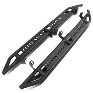 (76″ Steel Girder Black) Running Board Nerf Bar For 18+ Jeep Wrangler 4DR Unlimited JL