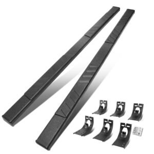 (78″ Flat Board Slant Black) Running Board Nerf Bar For 09-18 Ram 1500/19+ Ram 1500 Classic [Extended Cab]