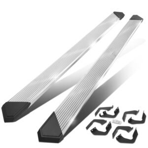 (Pleated Metal) Running Board Nerf Bar For 07-21 Toyota Tundra (XK50 2nd Gen) [Crew Cab]