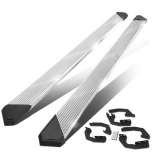(Pleated Metal) Running Board Nerf Bar For 05-22 Toyota Tacoma [Crew Cab]