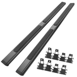 Rocker Panel Mount Style 6″ Wide Tubular Running Boards Step Nerf Bar For 20+ Jeep Gladiator (JT)